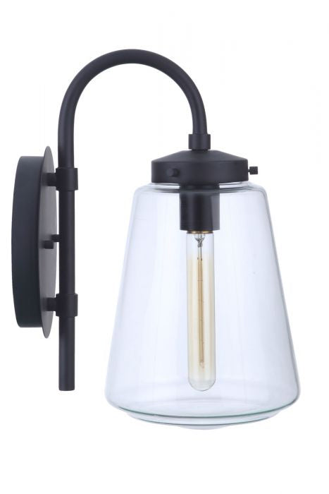 Craftmade Canada - ZA3814-MN - One Light Outdoor Wall Mount - Laclede - Midnight