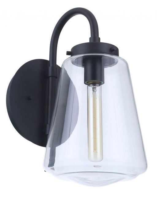 Craftmade Canada - ZA3814-MN - One Light Outdoor Wall Mount - Laclede - Midnight