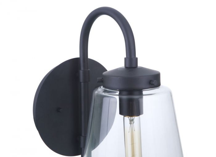 Craftmade Canada - ZA3814-MN - One Light Outdoor Wall Mount - Laclede - Midnight