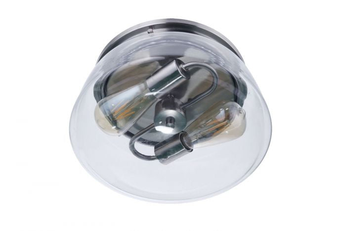 Craftmade Canada - ZA3837-SA - Two Light Outdoor Flush Mount - Laclede - Satin Aluminum