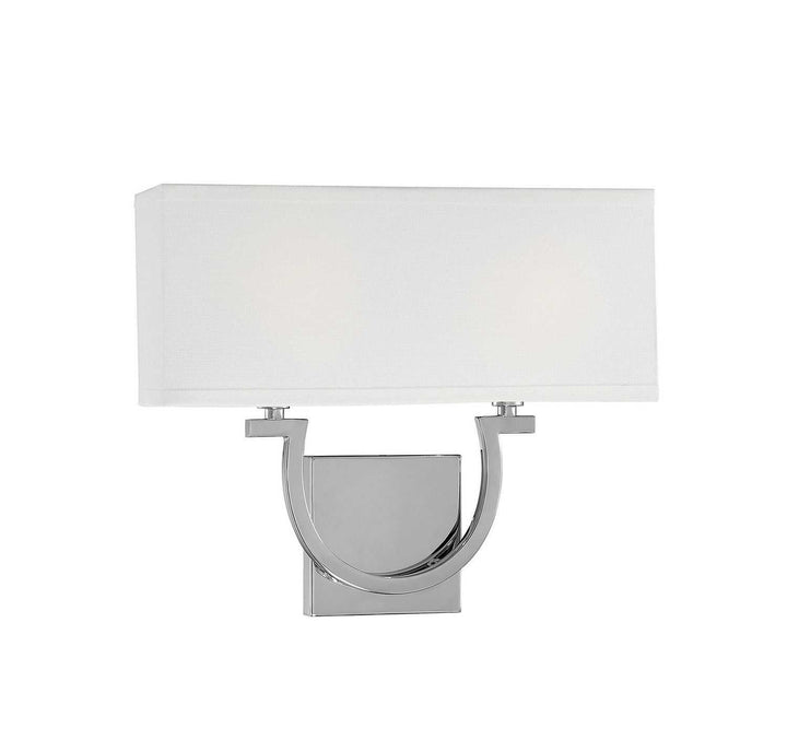 Savoy House - 9-998-2-109 - Two Light Wall Sconce - Rhodes - Polished Nickel