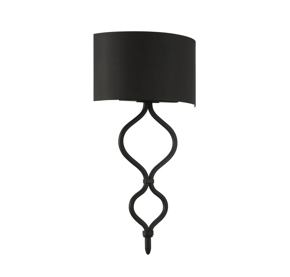 Como LED Wall Sconce in Matte Black Savoy House