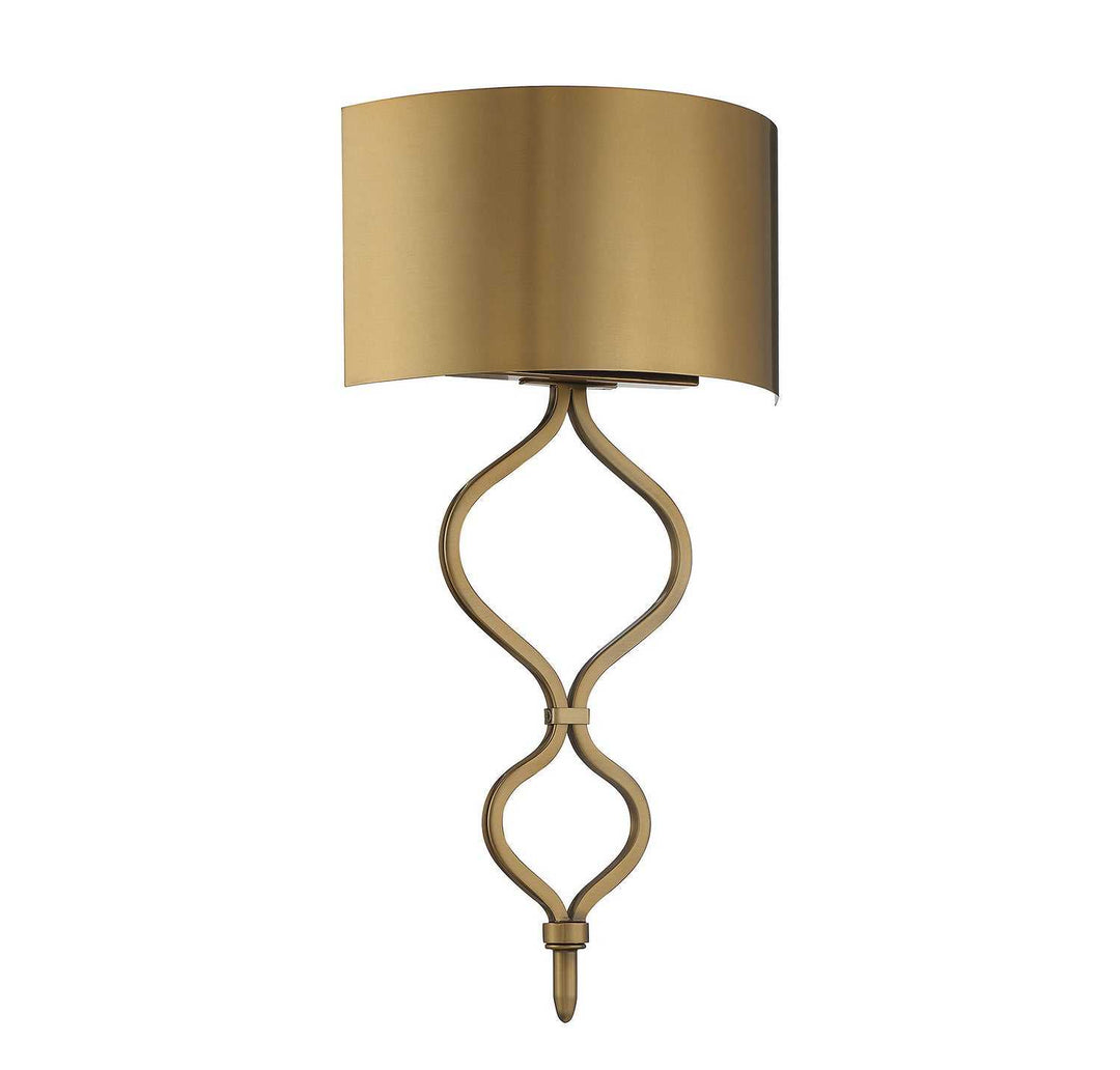 Como LED Wall Sconce in Warm Brass Savoy House