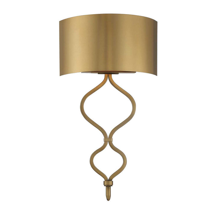 Como LED Wall Sconce in Warm Brass Savoy House