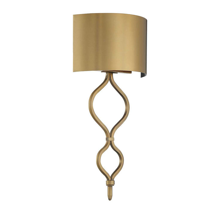 Como LED Wall Sconce in Warm Brass Savoy House