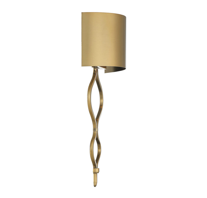 Como LED Wall Sconce in Warm Brass Savoy House