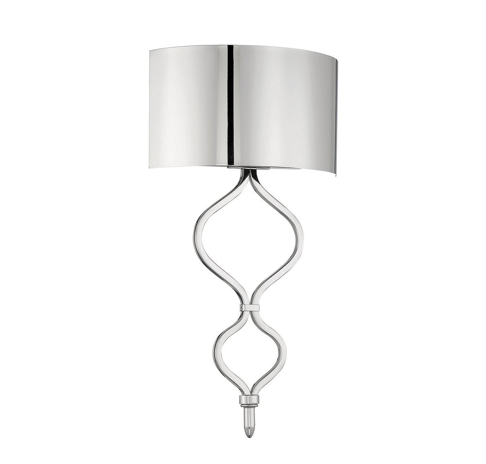 Como LED Wall Sconce in Polished Nickel Savoy House