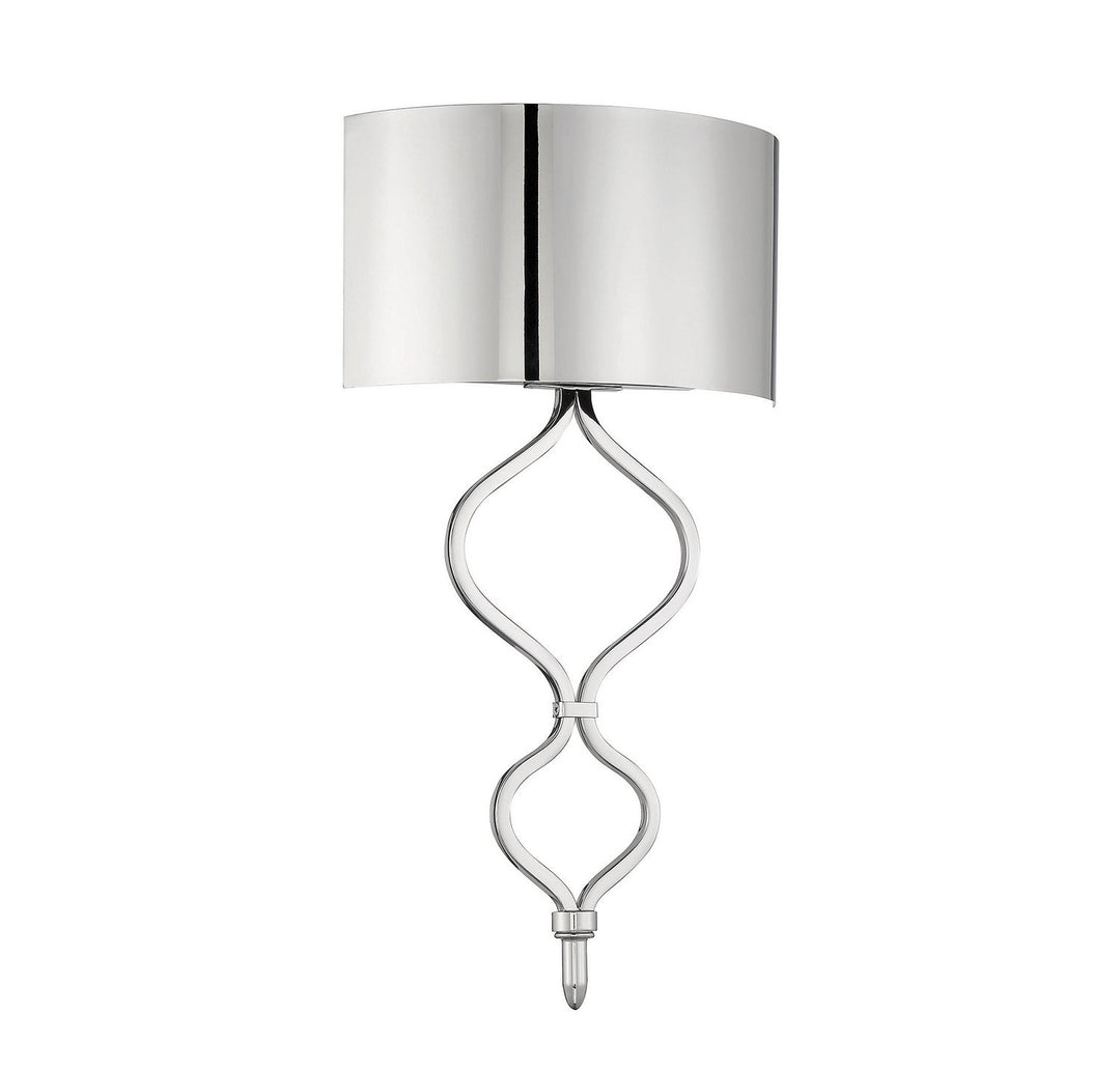 Como LED Wall Sconce in Polished Nickel Savoy House