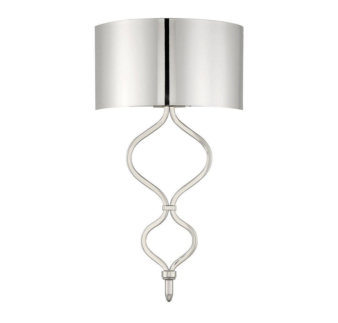 Como LED Wall Sconce in Polished Nickel Savoy House