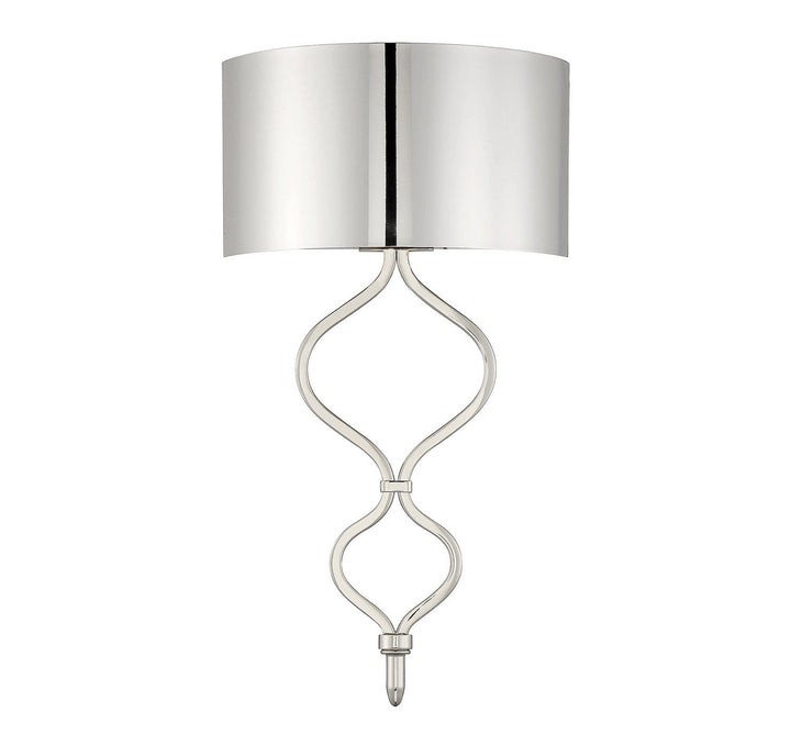 Como LED Wall Sconce in Polished Nickel Savoy House