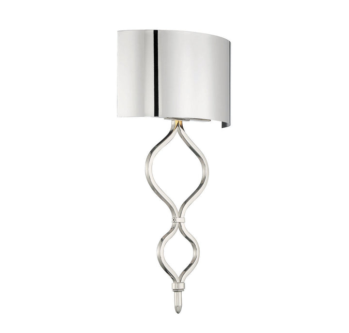 Como LED Wall Sconce in Polished Nickel Savoy House