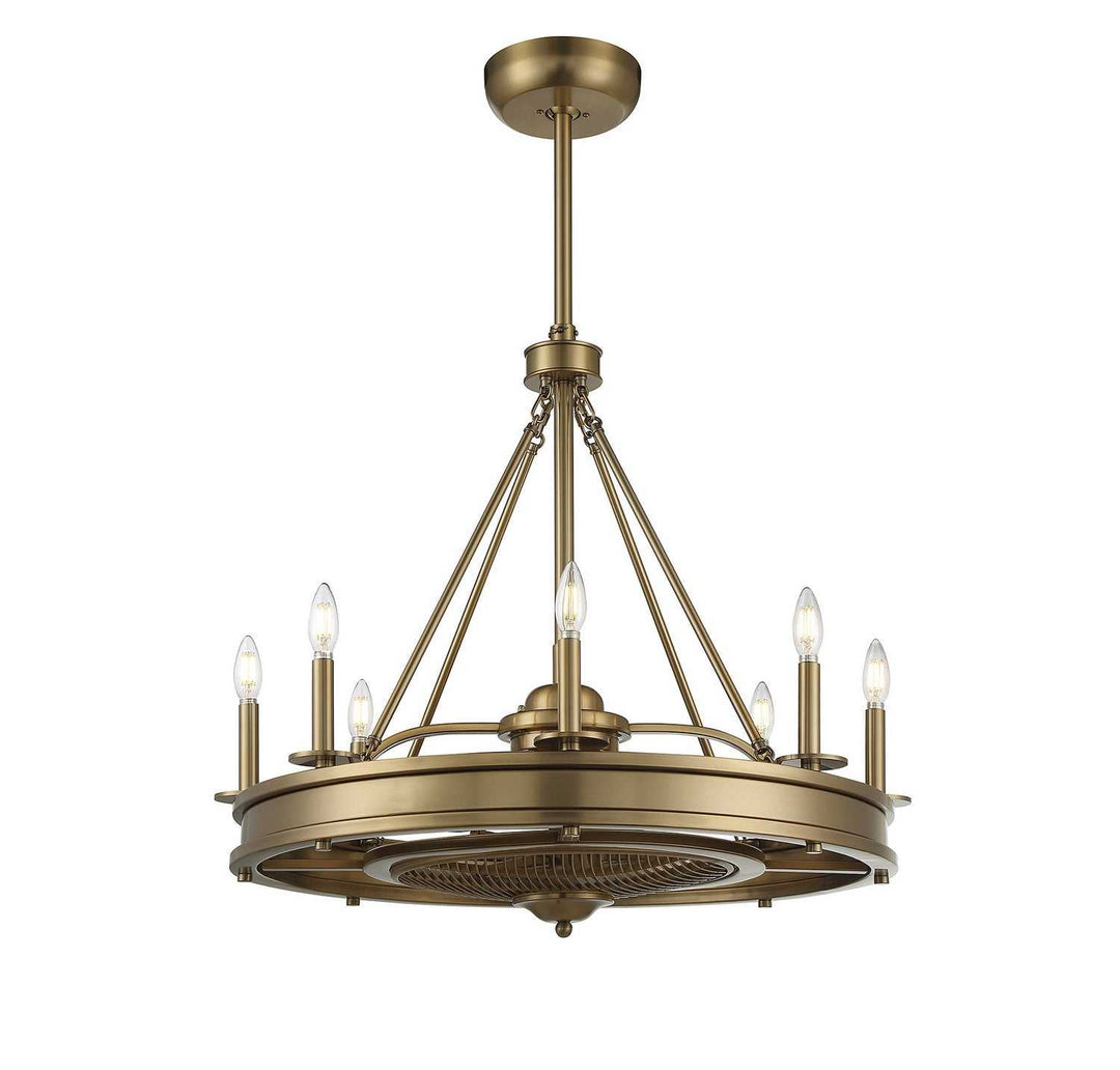 Savoy House - 39-FD-124-322 - LED Fan D'Lier - Lyon - Warm Brass