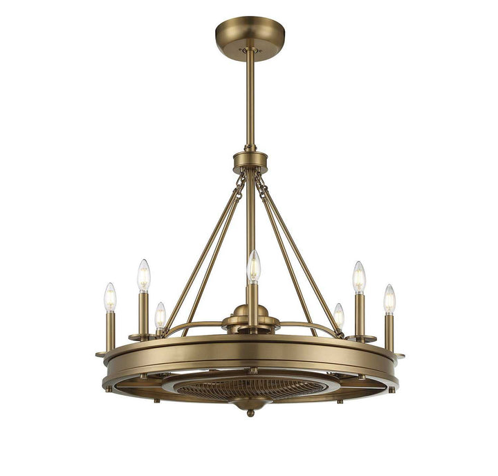 Savoy House - 39-FD-124-322 - LED Fan D'Lier - Lyon - Warm Brass