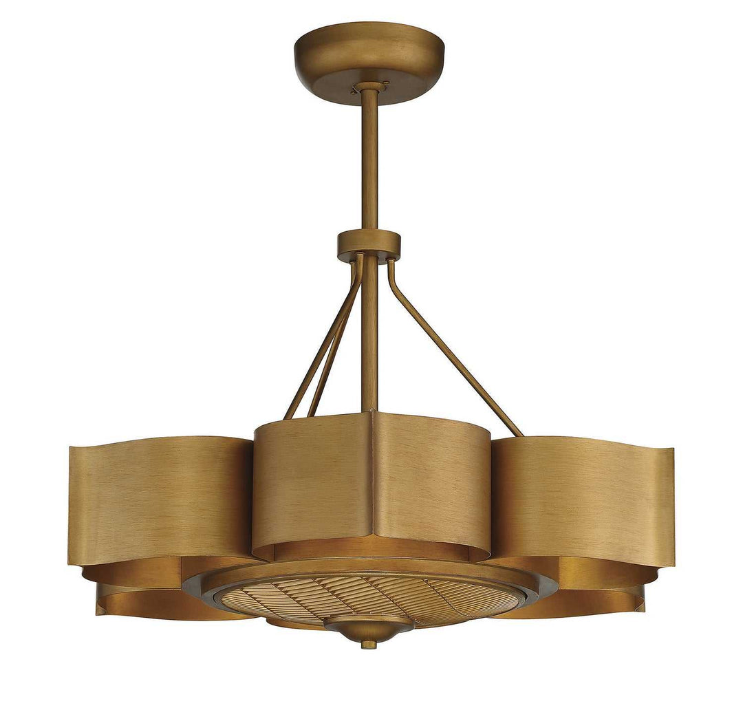 Savoy House - 39-FD-125-54 - LED Fan D'Lier - Stockholm - Gold Patina