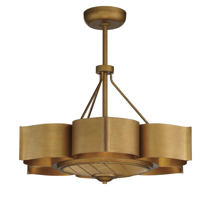 Savoy House - 39-FD-125-54 - LED Fan D'Lier - Stockholm - Gold Patina
