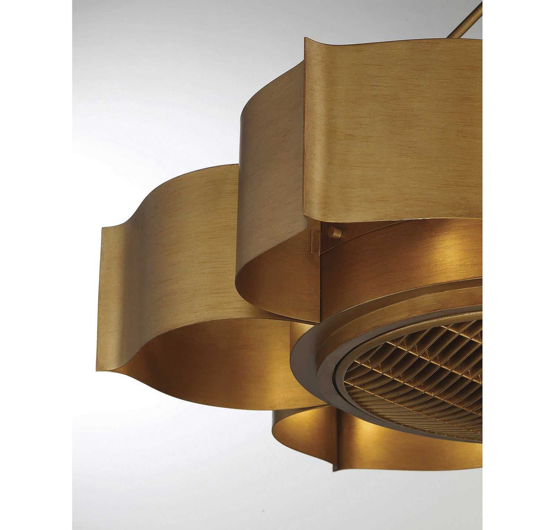 Savoy House - 39-FD-125-54 - LED Fan D'Lier - Stockholm - Gold Patina