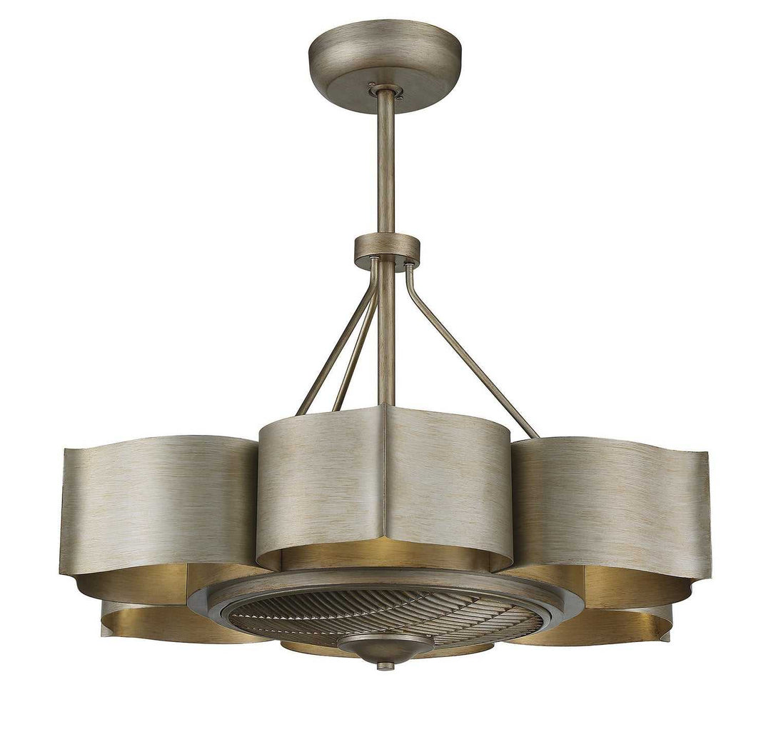 Savoy House - 39-FD-125-53 - LED Fan D'Lier - Stockholm - Silver Patina