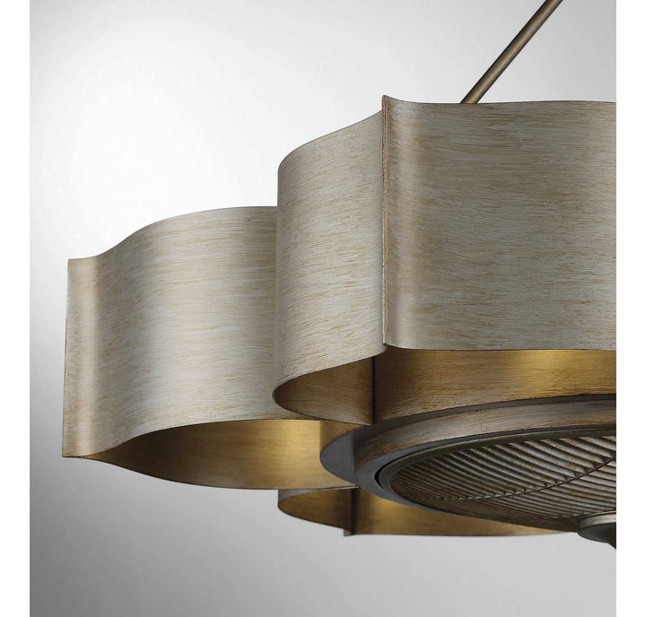 Savoy House - 39-FD-125-53 - LED Fan D'Lier - Stockholm - Silver Patina