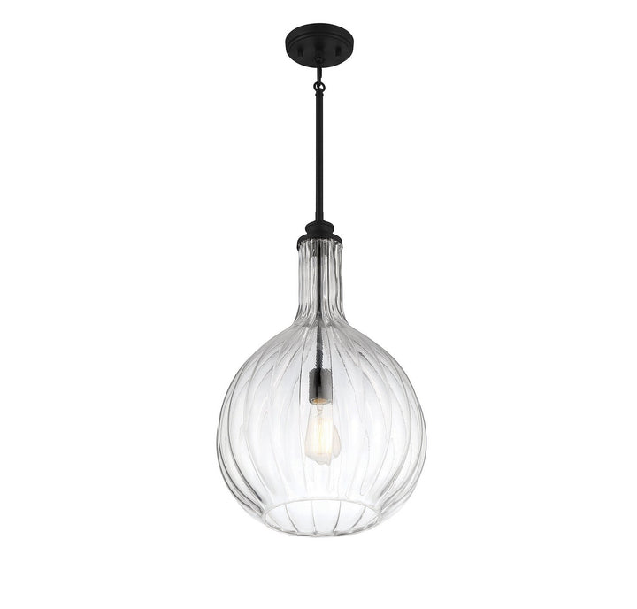 Savoy House - 7-2255-1-89 - One Light Pendant - Brandon - Matte Black