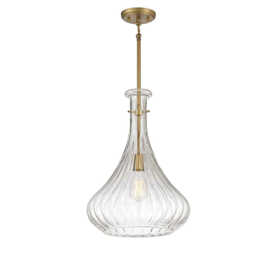 Savoy House - 7-2265-1-322 - One Light Pendant - Bristo - Warm Brass
