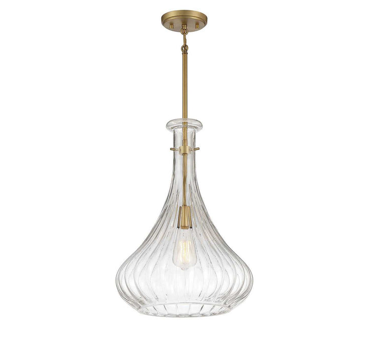 Savoy House - 7-2265-1-322 - One Light Pendant - Bristo - Warm Brass