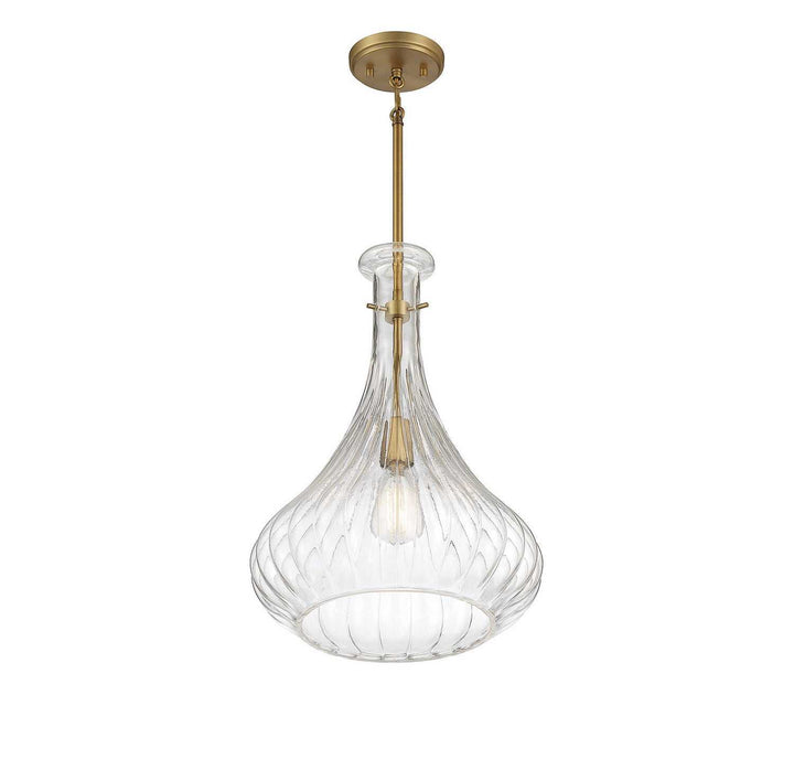 Savoy House - 7-2265-1-322 - One Light Pendant - Bristo - Warm Brass