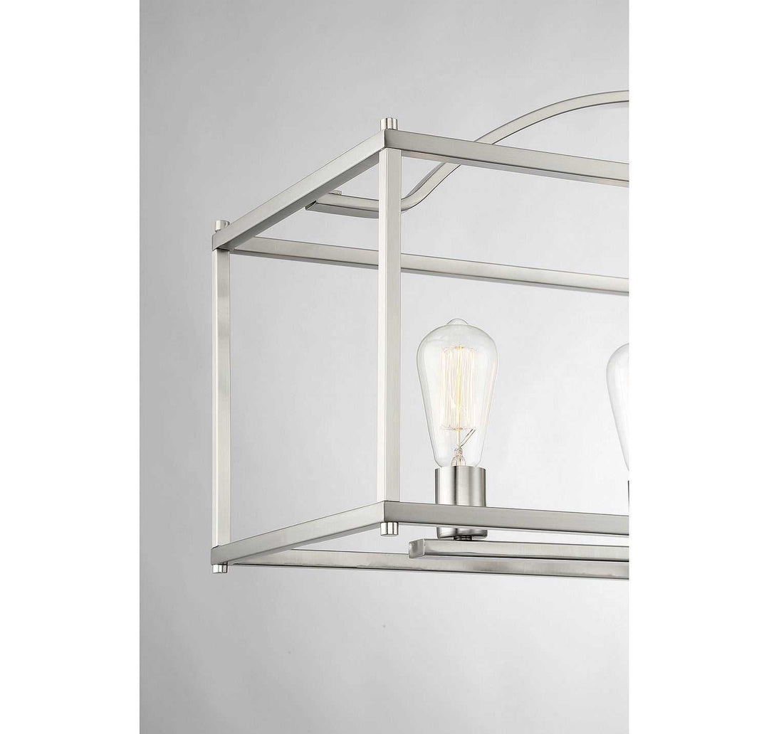 Savoy House - 1-190-5-SN - Five Light Linear Chandelier - Palladian - Satin Nickel