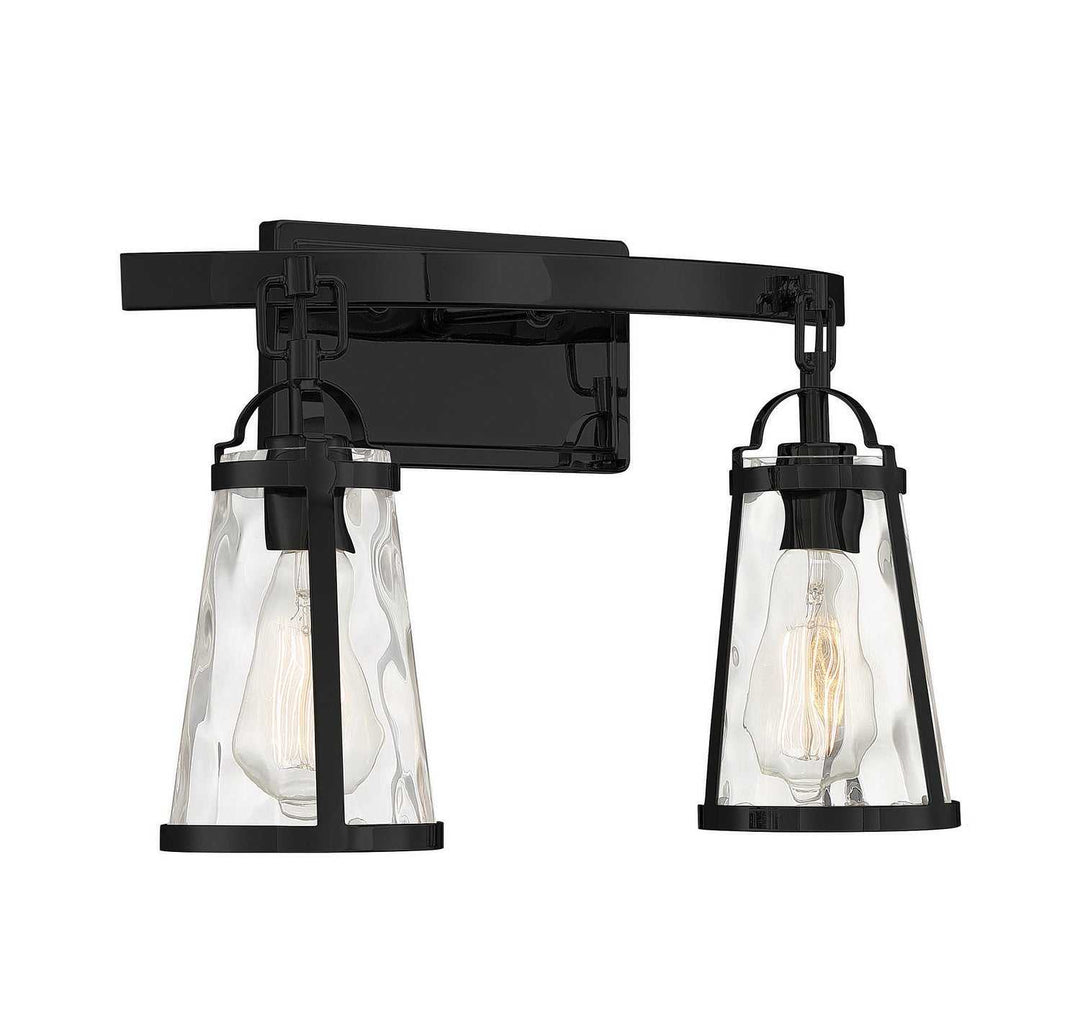 Savoy House - 8-560-2-BK - Two Light Bath Bar - Albany - Black