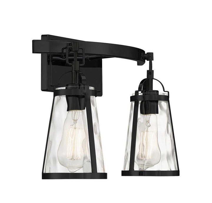 Savoy House - 8-560-2-BK - Two Light Bath Bar - Albany - Black