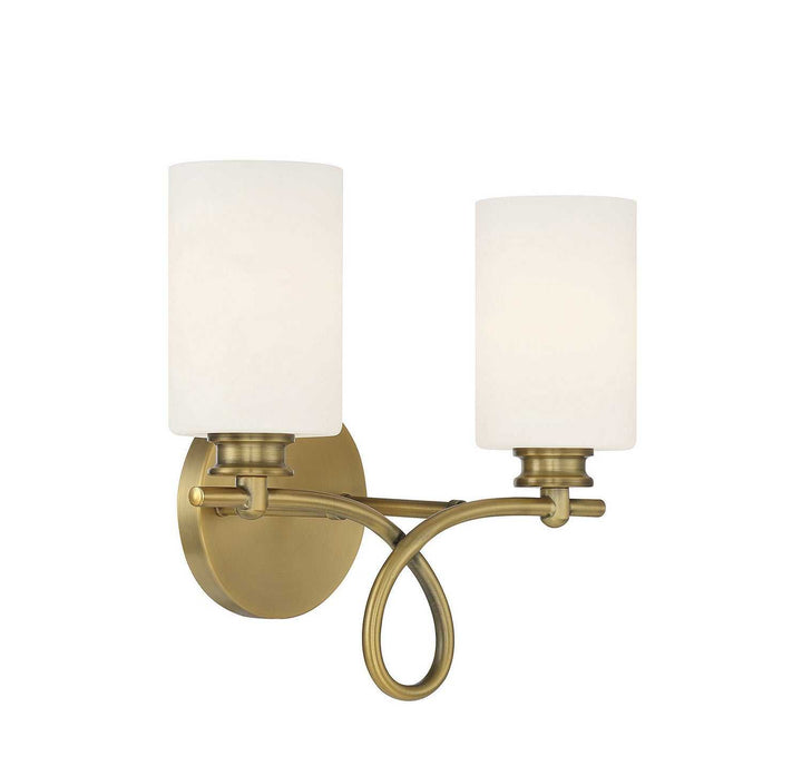 Savoy House - 8-530-2-322 - Two Light Bath Bar - Woodbury - Warm Brass