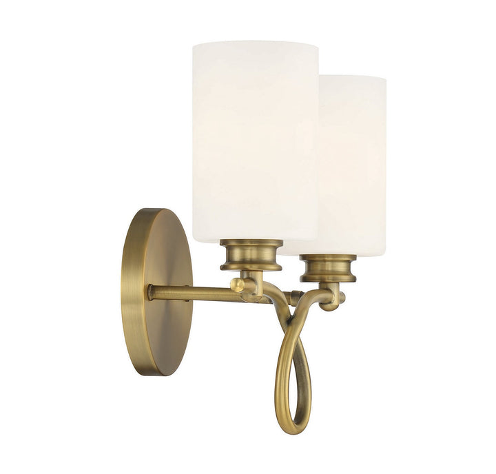 Savoy House - 8-530-2-322 - Two Light Bath Bar - Woodbury - Warm Brass