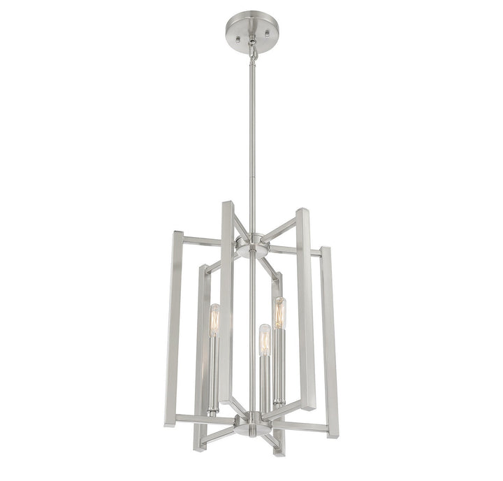 Savoy House - 3-7700-3-SN - Three Light Pendant - Benson - Satin Nickel