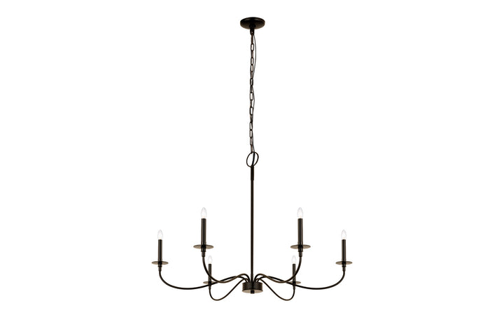 Z-Lite Canada - 2301-42MB - Six Light Chandelier - Arrington - Matte Black