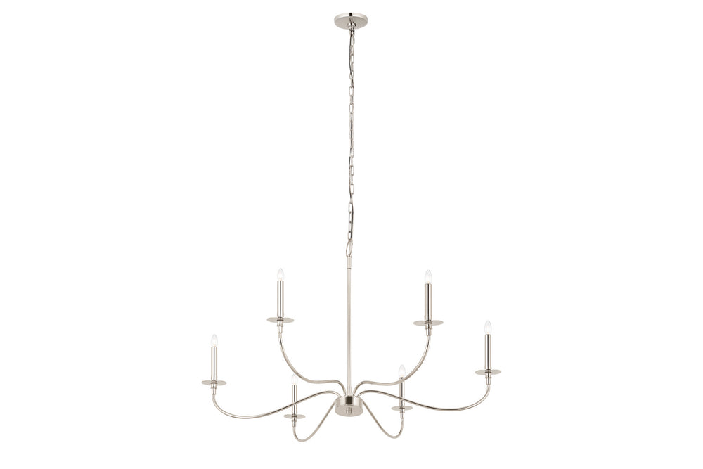 Z-Lite Canada - 2301-42PN - Six Light Chandelier - Arrington - Polished Nickel