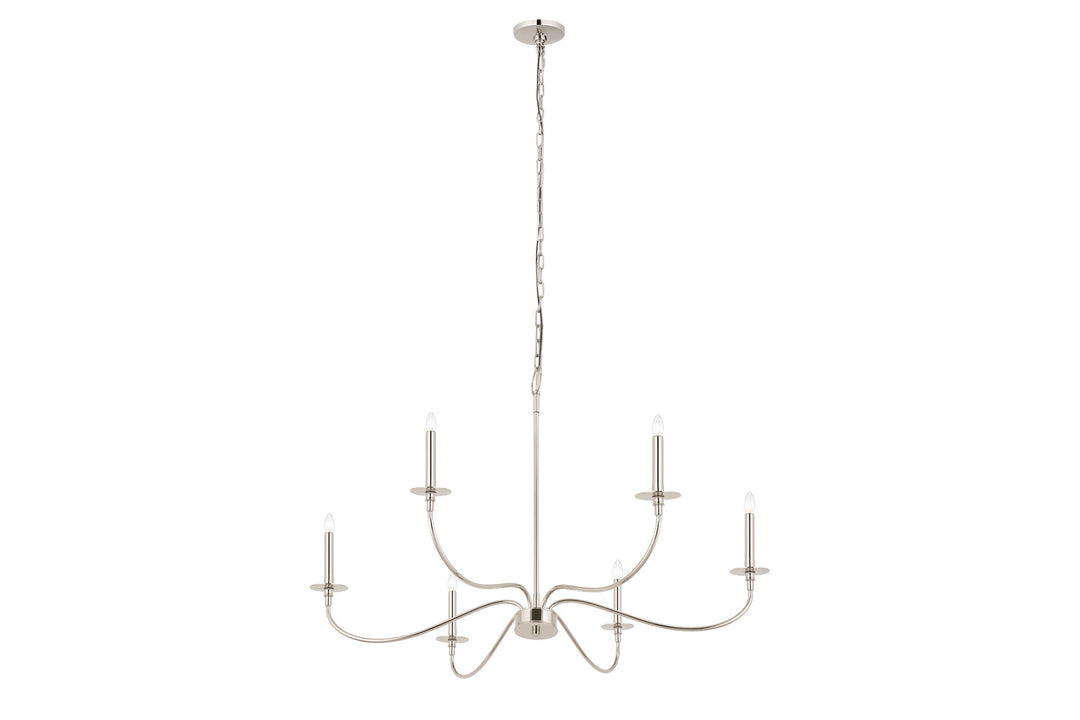 Z-Lite Canada - 2301-42PN - Six Light Chandelier - Arrington - Polished Nickel