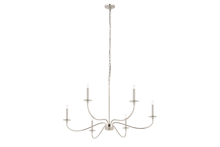 Z-Lite Canada - 2301-42PN - Six Light Chandelier - Arrington - Polished Nickel