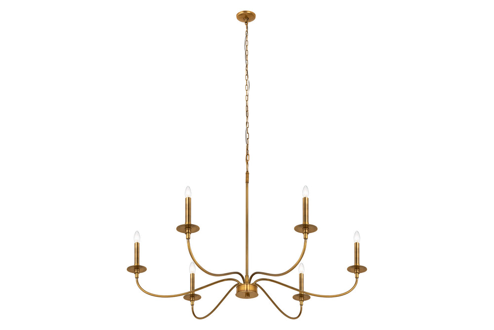 Z-Lite Canada - 2301-42RB - Six Light Chandelier - Arrington - Rubbed Brass