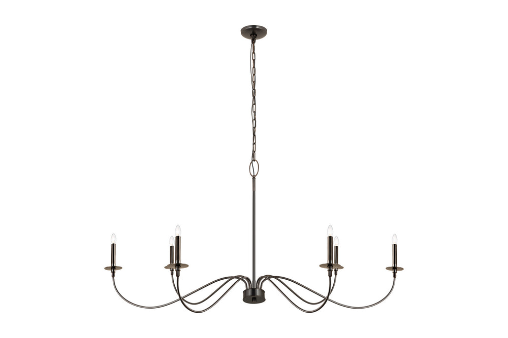 Z-Lite Canada - 2301-63BP - Six Light Chandelier - Arrington - Plated Bronze