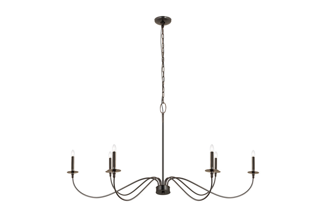 Z-Lite Canada - 2301-63BP - Six Light Chandelier - Arrington - Plated Bronze