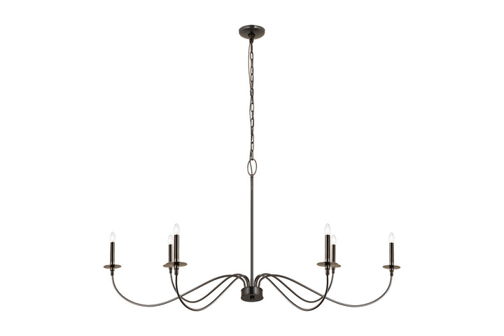 Z-Lite Canada - 2301-63BP - Six Light Chandelier - Arrington - Plated Bronze