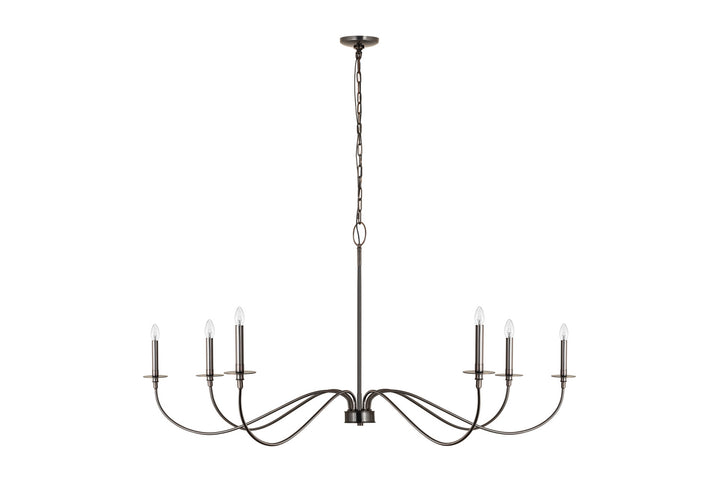 Z-Lite Canada - 2301-63BP - Six Light Chandelier - Arrington - Plated Bronze