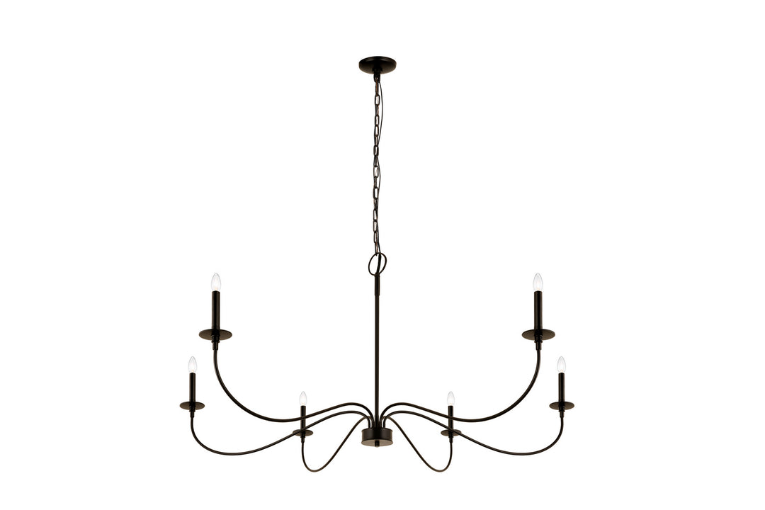 Z-Lite Canada - 2301-63MB - Six Light Chandelier - Arrington - Matte Black