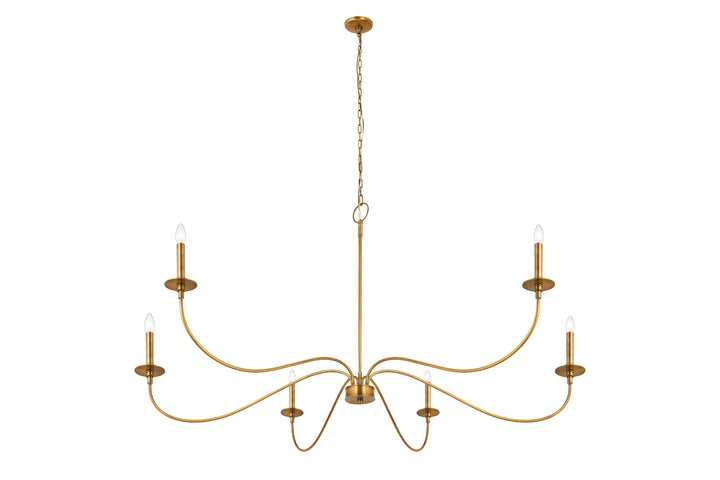 Z-Lite Canada - 2301-63RB - Six Light Chandelier - Arrington - Rubbed Brass