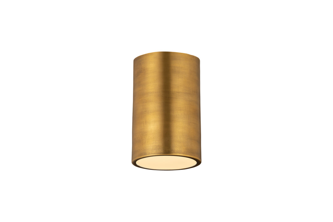 Z-Lite Canada - 2302F1-RB - One Light Flush Mount - Harley - Rubbed Brass
