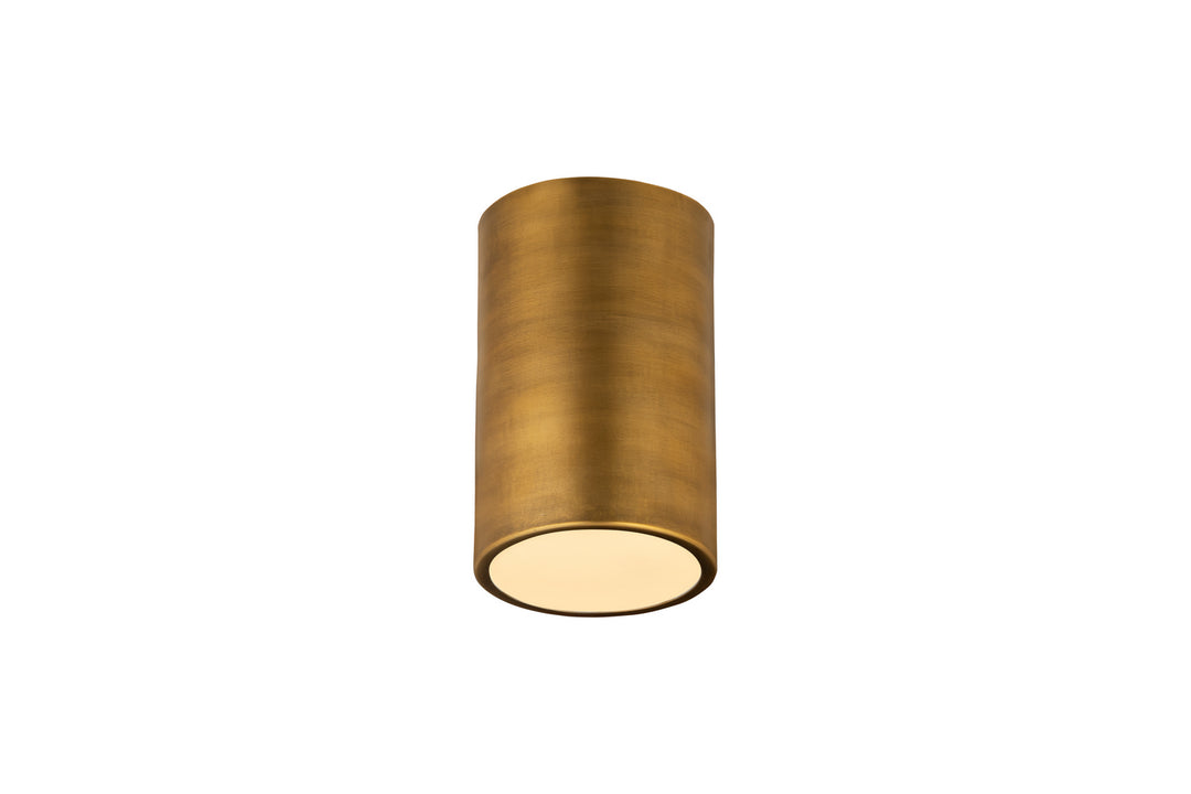 Z-Lite Canada - 2302F1-RB - One Light Flush Mount - Harley - Rubbed Brass