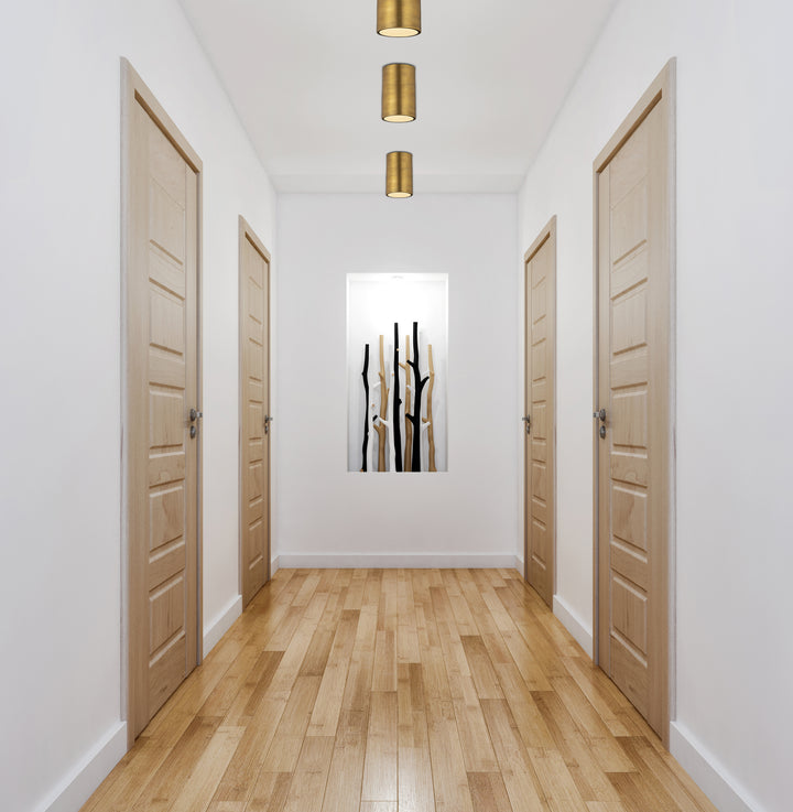 Z-Lite Canada - 2302F1-RB - One Light Flush Mount - Harley - Rubbed Brass