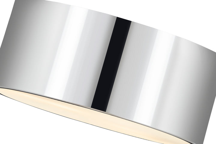 Z-Lite Canada - 2302F2-CH - Two Light Flush Mount - Harley - Chrome