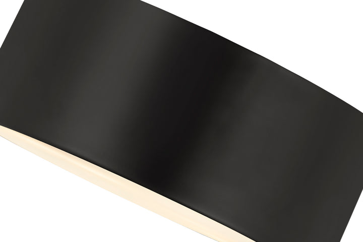 Z-Lite Canada - 2302F2-MB - Two Light Flush Mount - Harley - Matte Black