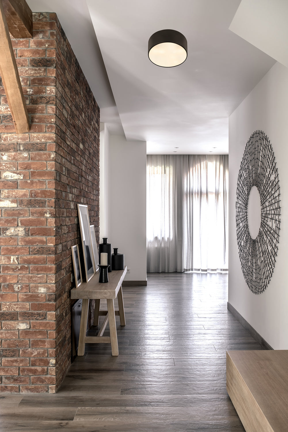 Z-Lite Canada - 2302F2-MB - Two Light Flush Mount - Harley - Matte Black