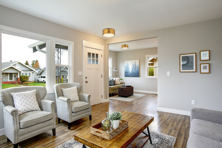 Z-Lite Canada - 2302F2-RB - Two Light Flush Mount - Harley - Rubbed Brass